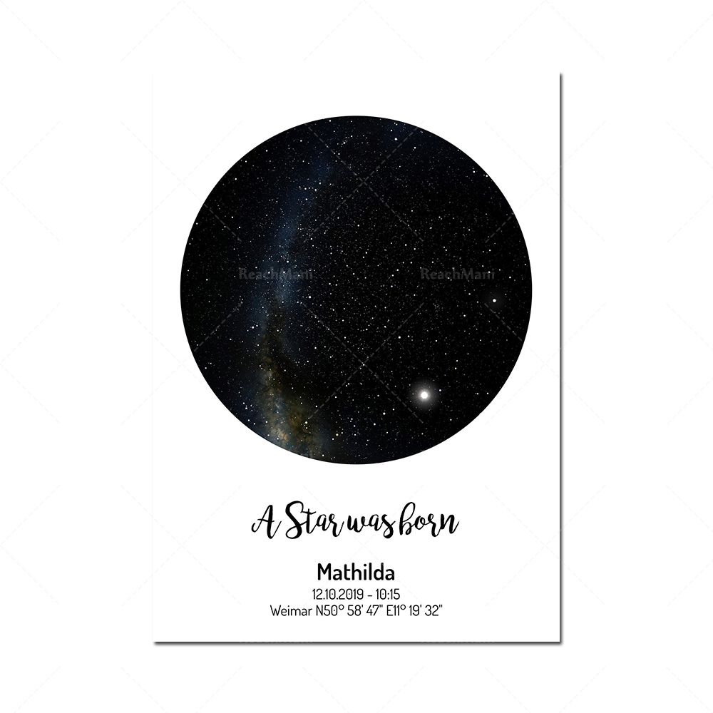 Impressione artificiale delle  - Star Map Poster recensione e prezzo